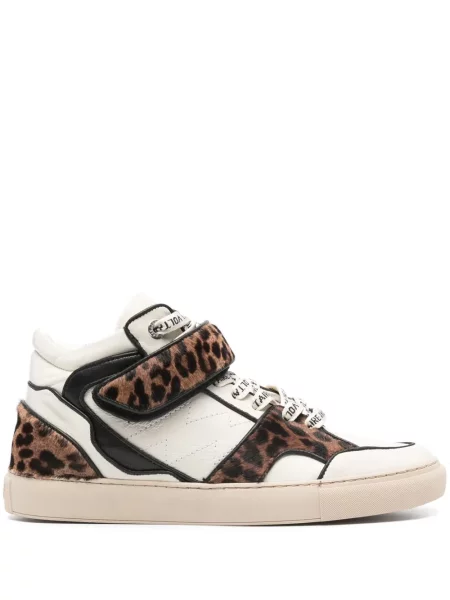 Sneakerși Zadig&voltaire cu model leopard