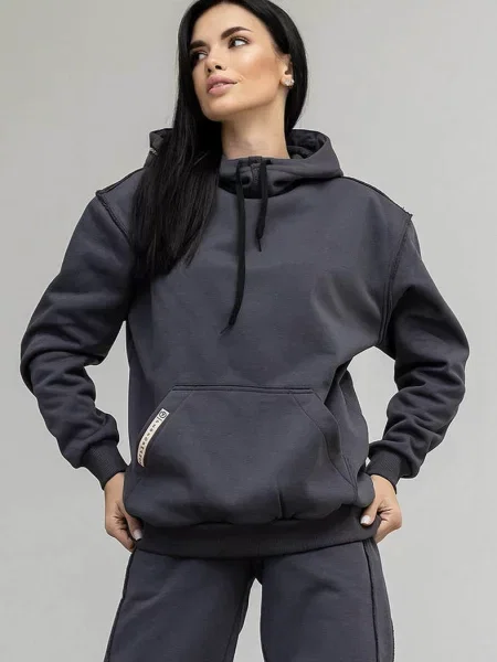 Женское худи сіра