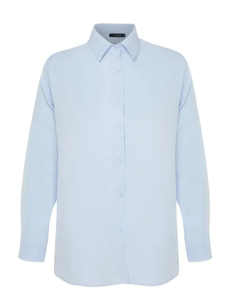 Trendyol Bluza svetlo modra