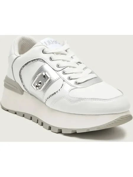 Liu Jo Teniși din piele AMAZING 43 alb