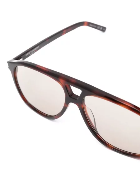 Slnečné okuliare Saint Laurent Eyewear hnedá