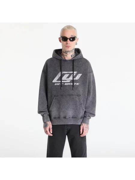 Sweatshirt Off-White Ow Racing Skate Hoodie Mareado Black L bela