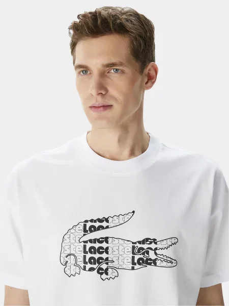Lacoste Футболка білий