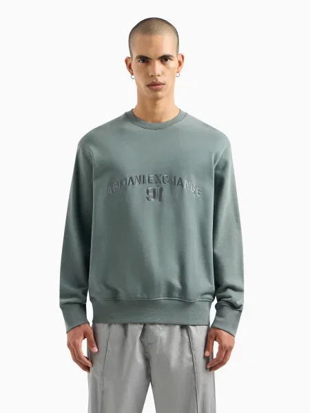 Світшот Armani Exchange зелений