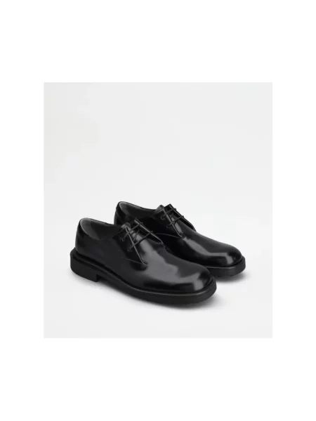 Półbuty Tod's skórzane czarne