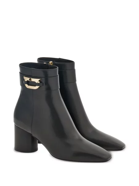 Cizme scurte Ferragamo din piele negru
