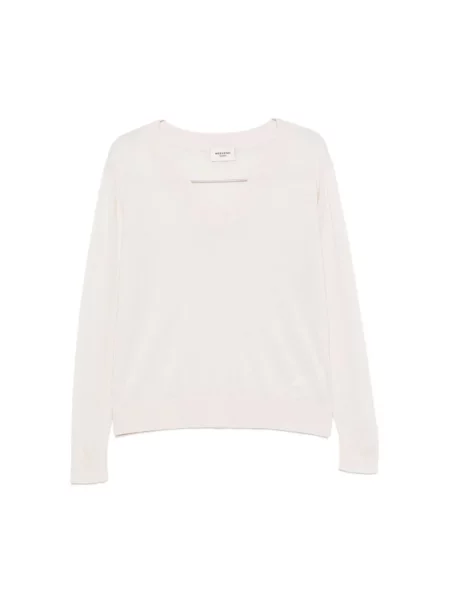 Sweter Weekend Max Mara z kaszmiru biały