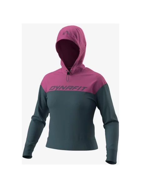 Bluza z kapturem Dynafit ciemnoszara S fioletowa