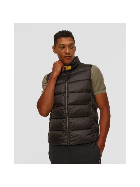 Vestă Neagrău Din Puf Pentru Bărbați Parajumpers Jeordie negru
