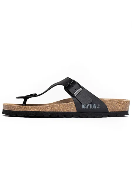Bayton Flip-flops Mercure gri bazalt negru