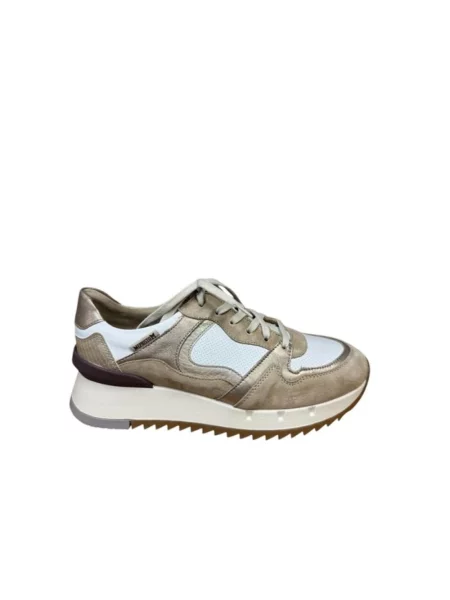 Sneakersy Mephisto skórzane beżowe