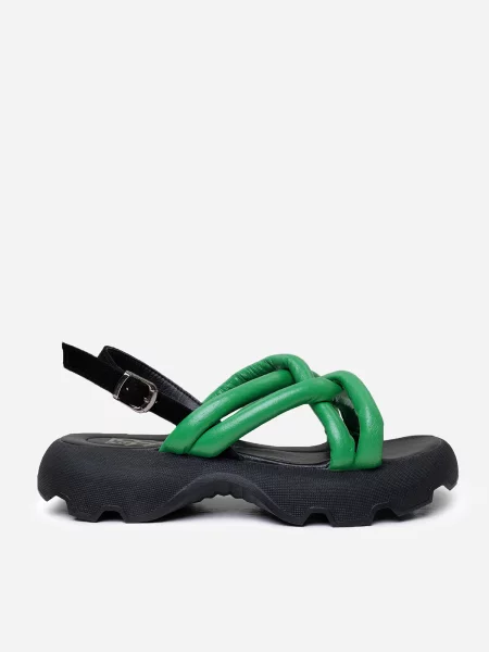 Шкіряні Сандалії ISSA Plus зелений