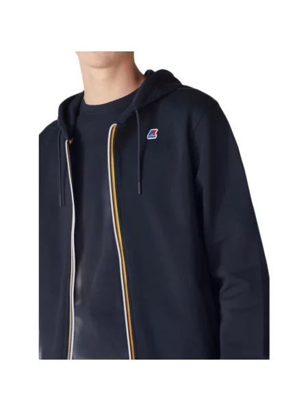 Bluza z kapturem K-way z kapturem niebieska
