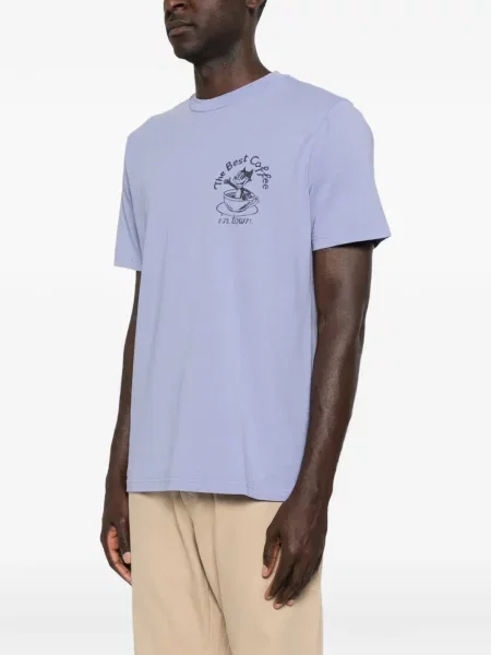 Tricou Bowery cu imagine violet