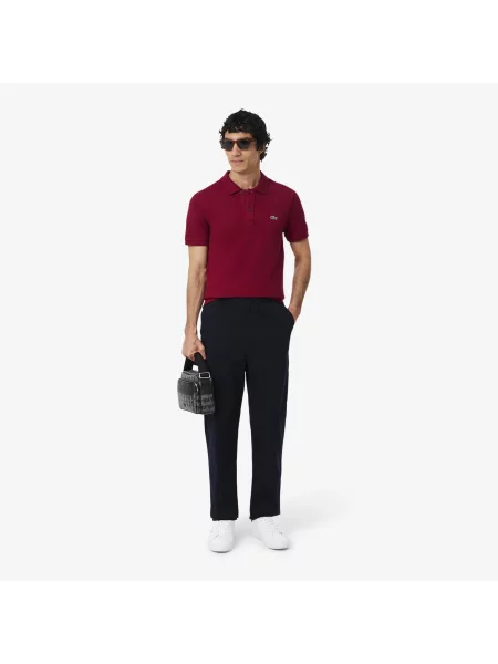 Lacoste Koszulka Polo Slim Fit Z Piki czerwona