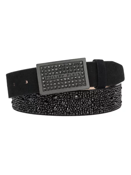 Pasek Philipp Plein czarny