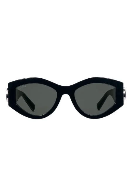 Ochelari de soare Gucci Eyewear cu imprimeu geometric negru