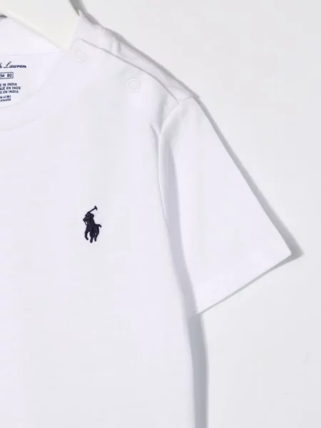 Koszulka polo dziecięca Polo Ralph Lauren biała