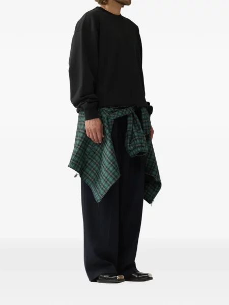 Pulover New Amsterdam cu broderie negru