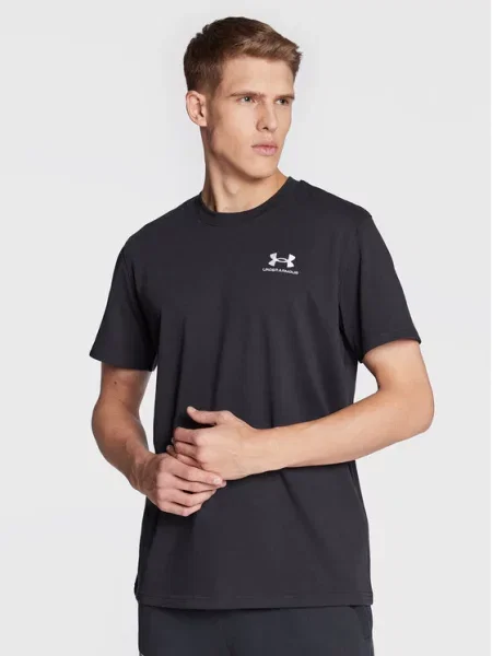 UNDER ARMOUR Funkcionalna majica / bela črna