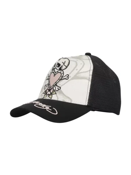 Czapka z daszkiem Ed Hardy biała