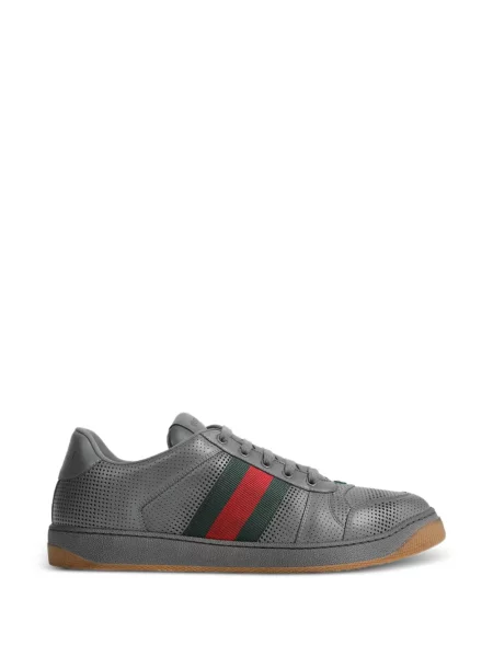 Sneakerși Gucci Screener din piele gri