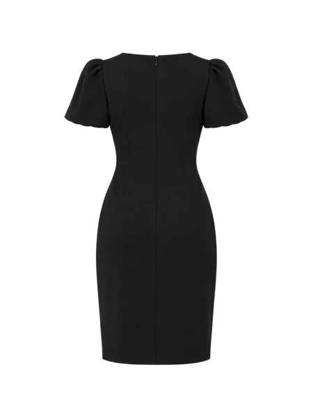 Rochie mini Dkny cu volane negru