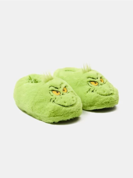 Sinsay Papuče Grinch neonová