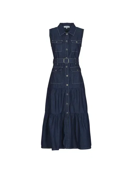 Öltöny denim ruha Morgan kék