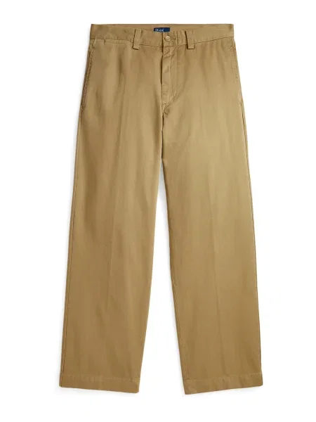 Polo Ralph Lauren Hlače Straight Fit bež