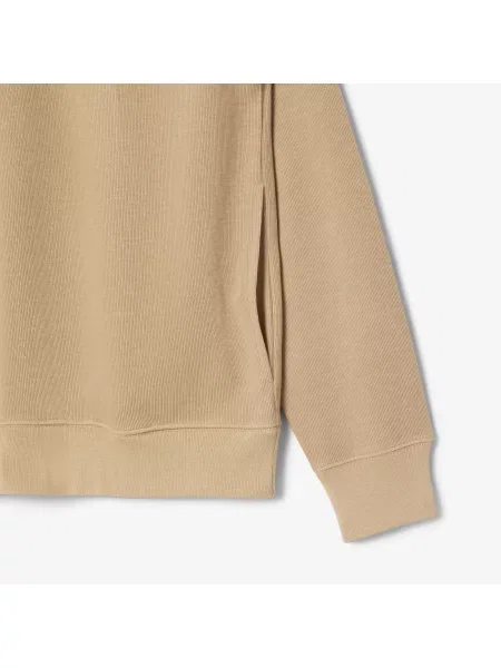 Lacoste Bluza Half Zip Classic Fit beżowa