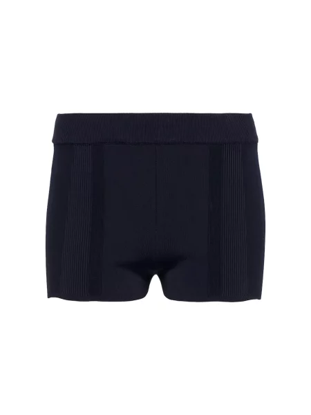 Pantaloni scurți Jacquemus tricotate scurte albastru