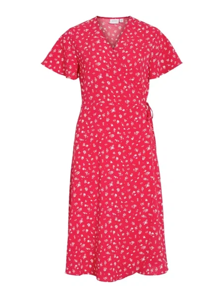 VILA Rochie VILovie purpuriu alb