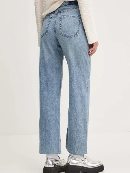 Džíny Hollister Co. high waist modré