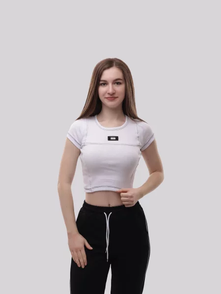 Футболка LUMO віскоза/поліестер білий