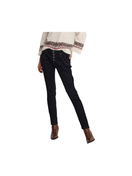 Jeansy skinny Cream czarne