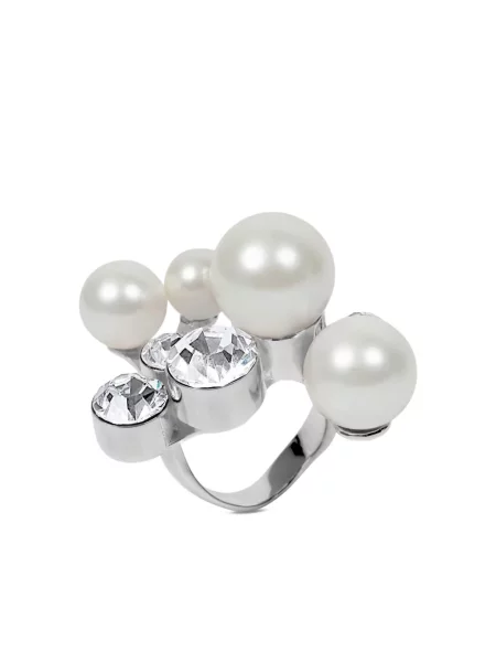 Inel Dries Van Noten argintiu