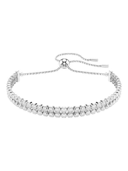 Bransoletka Swarovski biała