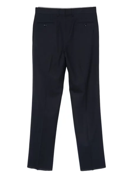 Pantaloni Lardini de lână albastru
