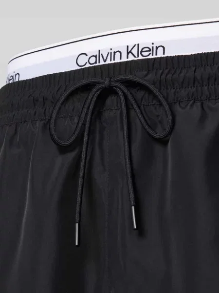 Szorty o kroju regular fit z wbudowanymi figami Calvin Klein Underwear czarne