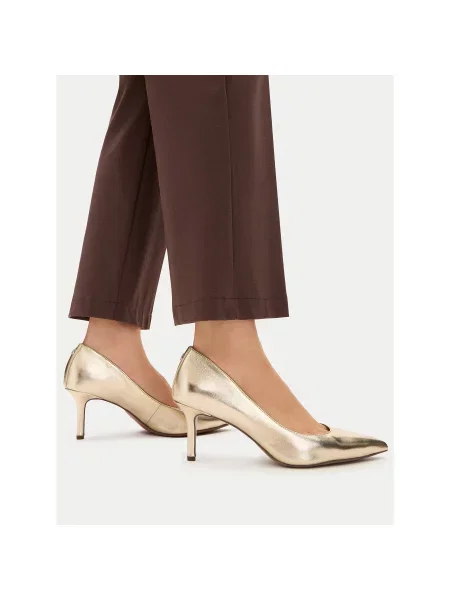Lodičky LAUREN RALPH LAUREN Lanette Metallic Zlatá