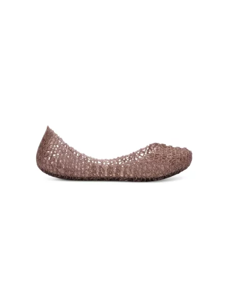 Balerinki dziecięce Mini Melissa brązowe
