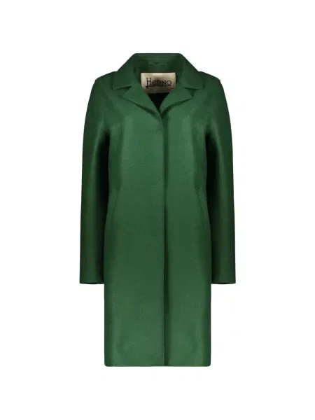 Palton Herno cu rever verde