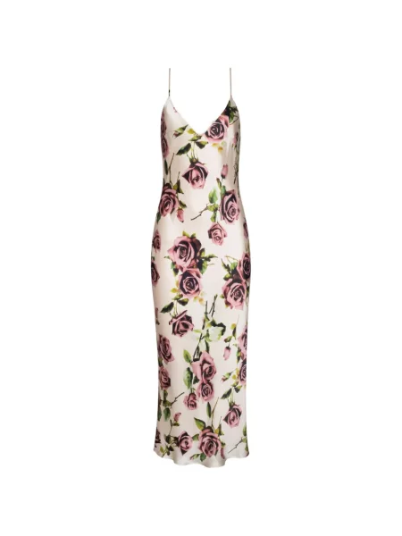 Rochie midi L'agence cu model floral cu imagine