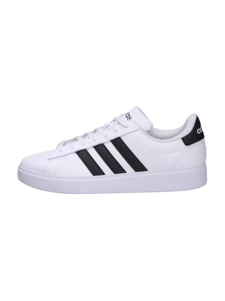 Sneakersy z nadrukiem z logo model ‘GRAND COURT’ Adidas Sportswear białe