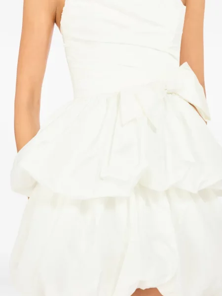 Rochie mini Jenny Packham cu funde de costum alb