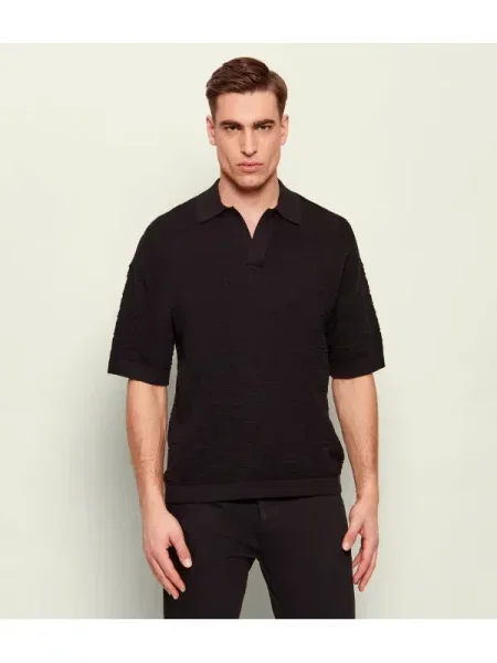 Drykorn Polo LAURENZZO | Oversize fit negru