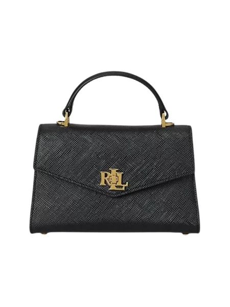 Torebka Ralph Lauren skórzana czarna