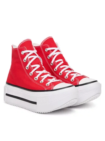 Sneakers Converse Chuck Taylor All Star Lift Double Stack κόκκινο