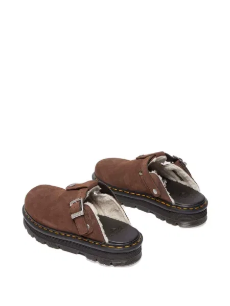 Papuci tip mules Dr. Martens maro